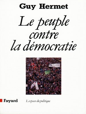 cover image of Le Peuple contre la démocratie